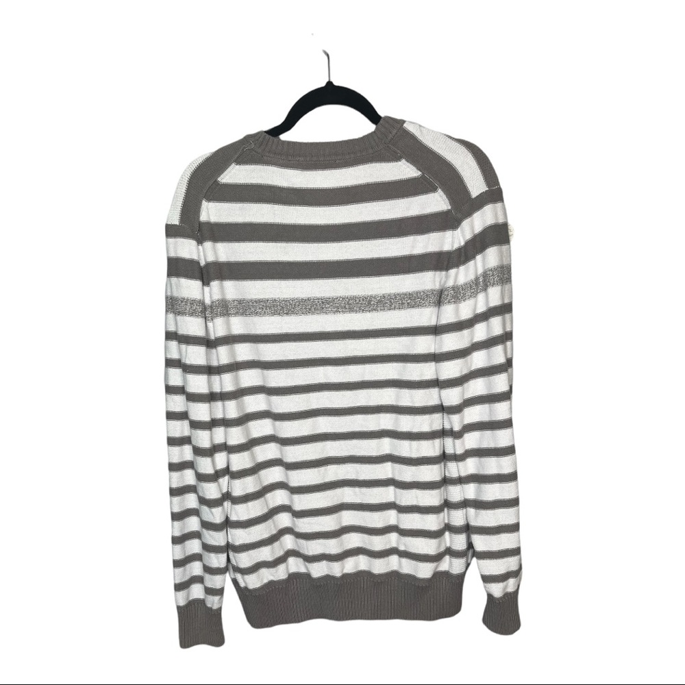 Sean John Cardigan Button Up Sweater Stripe Men’s 2XL - Picture 2 of 4